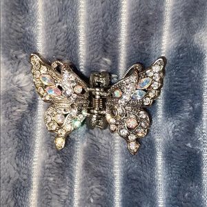 Luxury Embellished Butterfly Clip
